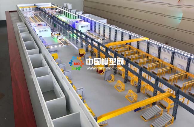 裝配式建筑整體解決方案生產基地沙盤模型