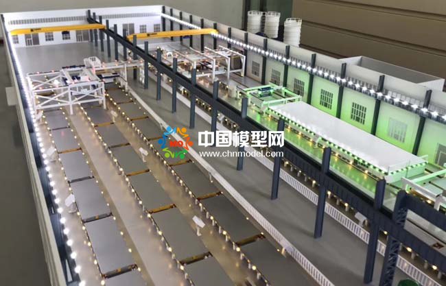 裝配式建筑整體解決方案生產基地沙盤模型