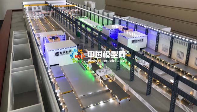 裝配式建筑整體解決方案生產基地沙盤模型