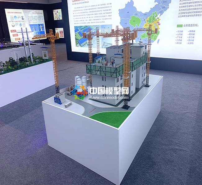 裝配式建筑施工場景沙盤模型