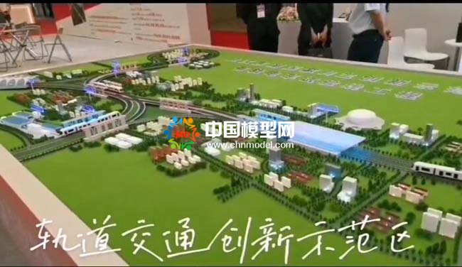 有軌電車試驗(yàn)線工程沙盤模型