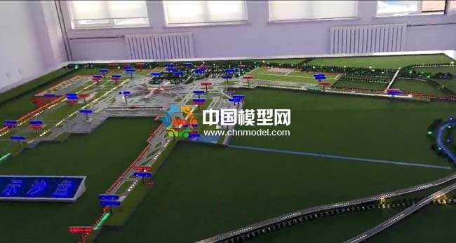 空中交通管理局大興機場沙盤模型