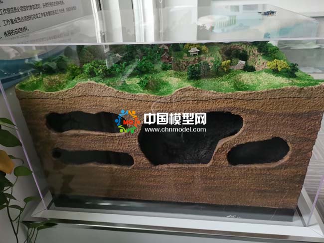 采空區塌陷模型