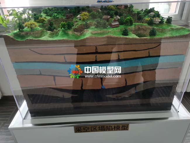 采空區塌陷模型