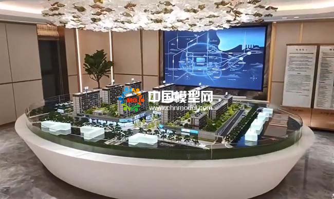 綠城沁園樓盤建筑模型