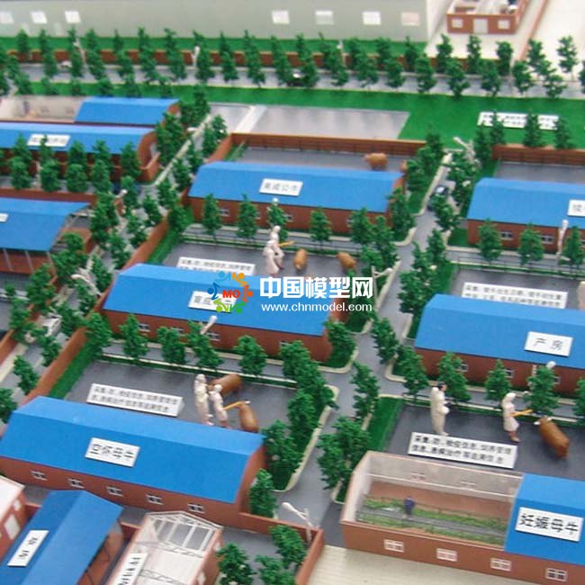 智慧養(yǎng)牛場沙盤模型