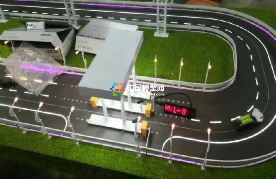 智慧測速沙盤模型