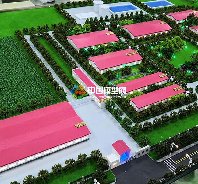 養豬場沙盤模型