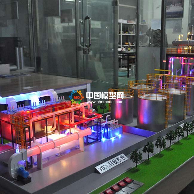 VOCs回收系統沙盤模型
