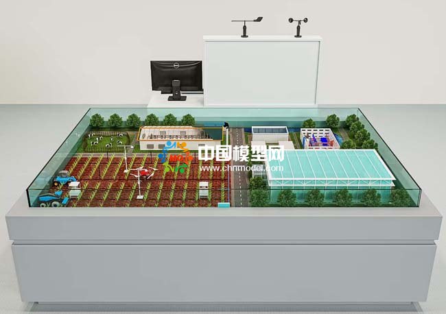 智慧農業教學實驗平臺沙盤模型效果圖