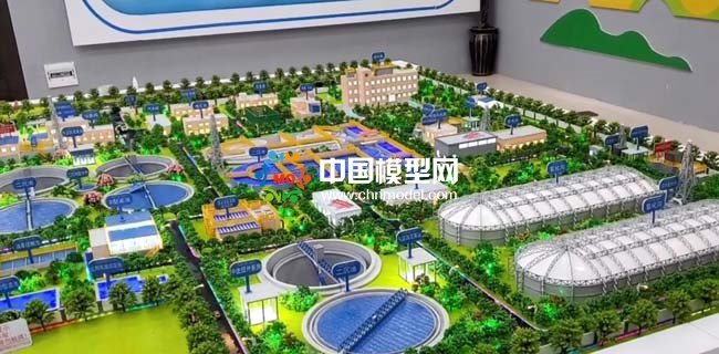 現代化污水處理廠沙盤模型處理過程解讀