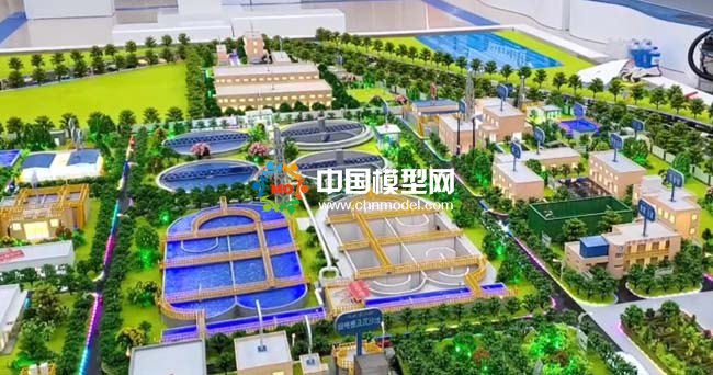 現代化污水處理廠沙盤模型處理過程解讀