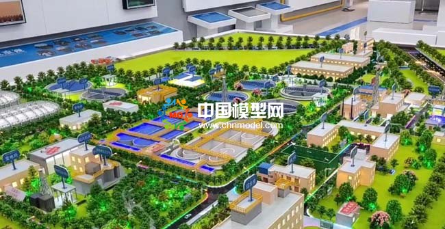 現代化污水處理廠沙盤模型處理過程解讀