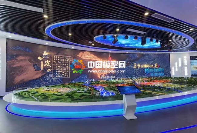 安徽六安城市規劃沙盤模型