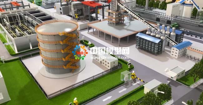 智能鋼鐵廠沙盤模型