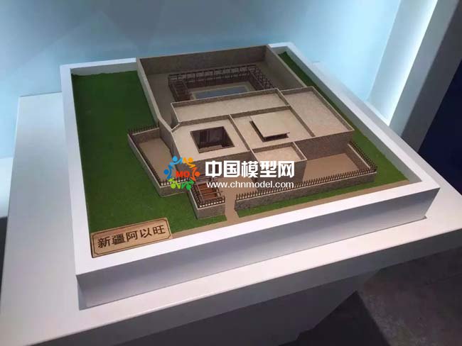 新疆阿以旺建筑模型