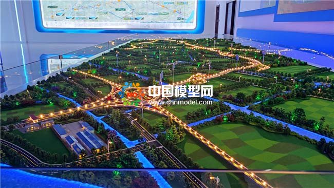 通錫高速公路沙盤模型