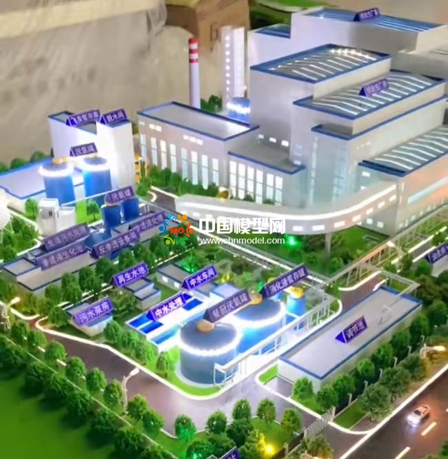 生活垃圾發電廠沙盤模型