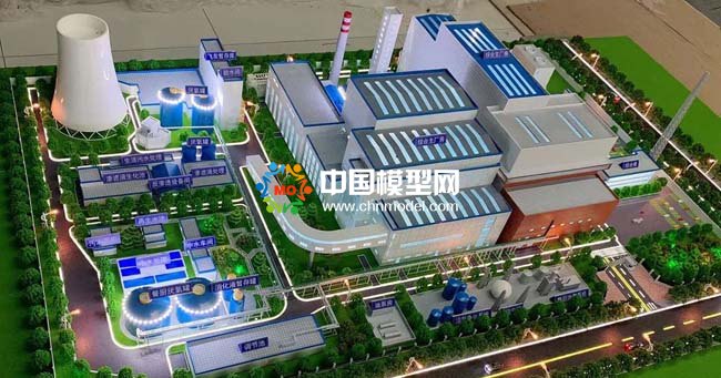 生活垃圾發電廠沙盤模型