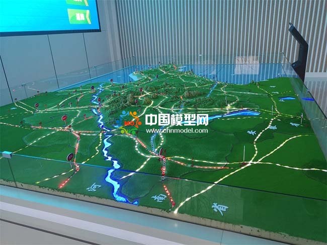 高速路網沙盤模型