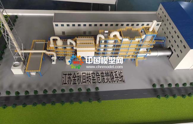 回轉窯危廢焚燒系統沙盤模型