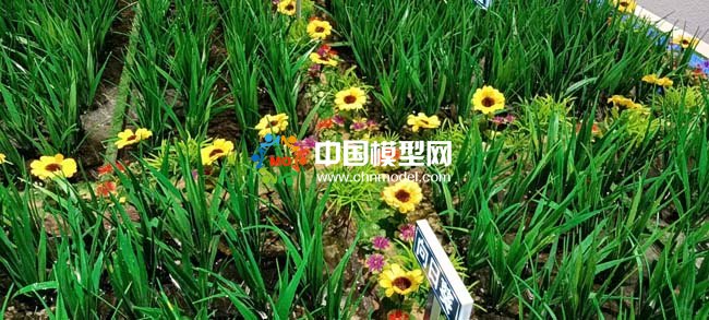 茭白產(chǎn)業(yè)種植基地沙盤(pán)模型