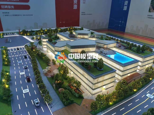 金融招商投資沙盤模型