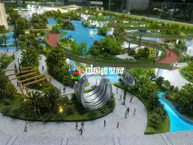 燈湖片區水質凈化廠沙盤模型