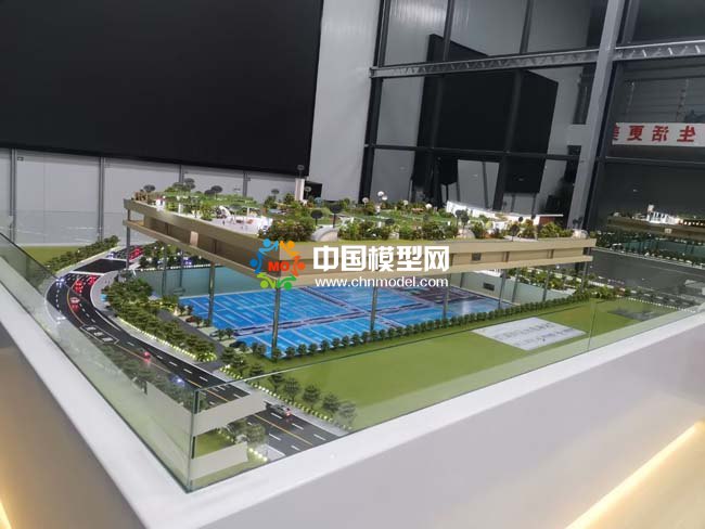 燈湖片區水質凈化廠沙盤模型