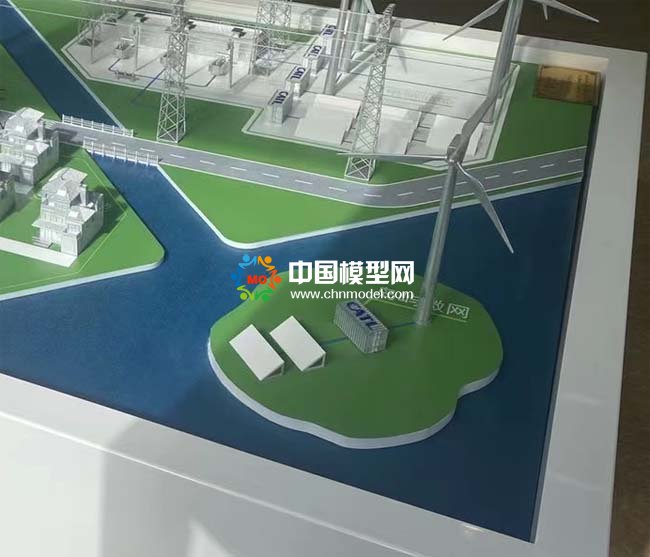 島嶼微網系統沙盤模型