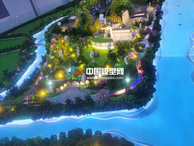 善璉的含山規劃沙盤模型