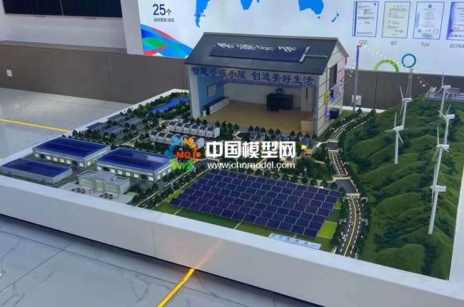 光伏發電產業鏈沙盤模型