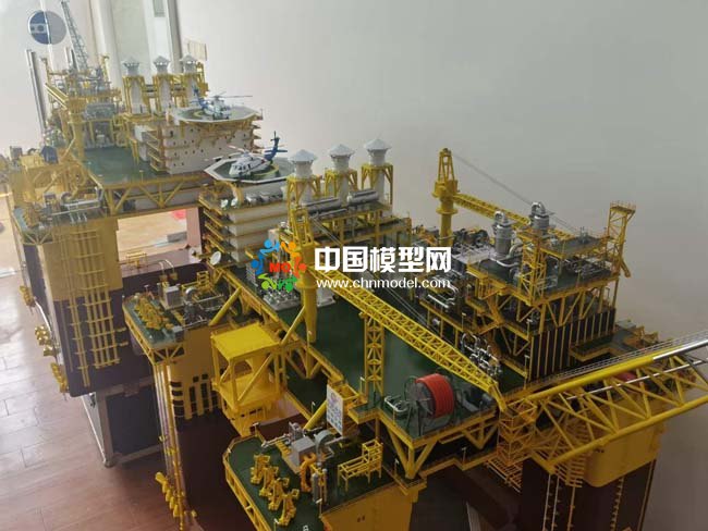 海上作業平臺模型