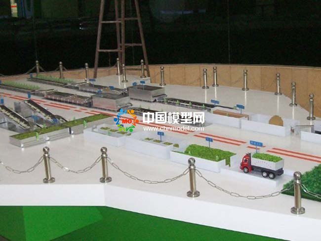 泡菜生產線沙盤模型