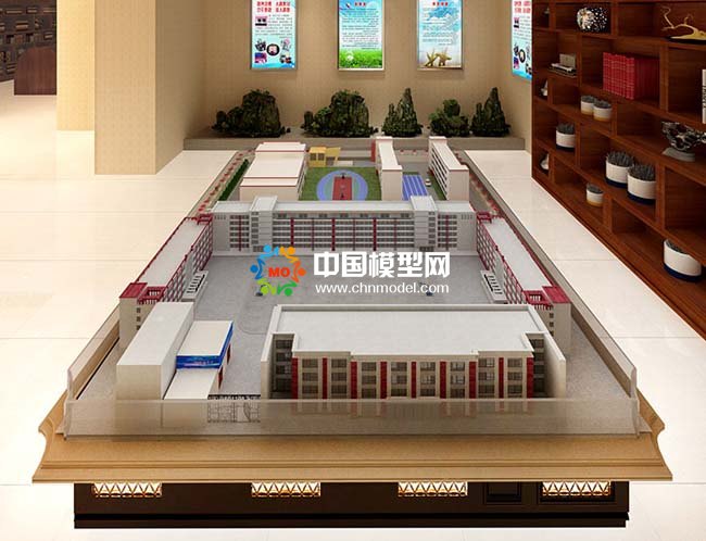 西藏學校沙盤模型