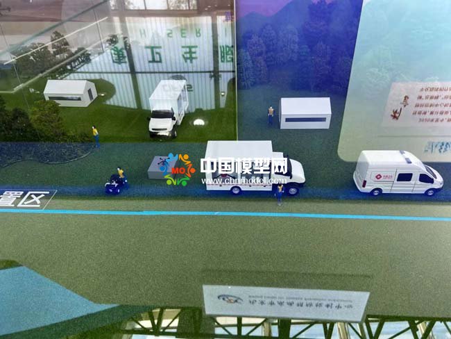 疾病預(yù)防衛(wèi)生應(yīng)急車輛沙盤模型