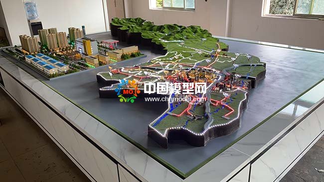 天然氣管道沙盤模型