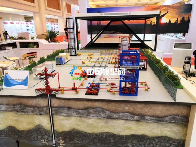 高溫高壓含硫氣井測試技術沙盤模型