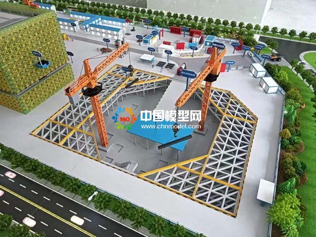 建筑工地視頻監控系統沙盤模型