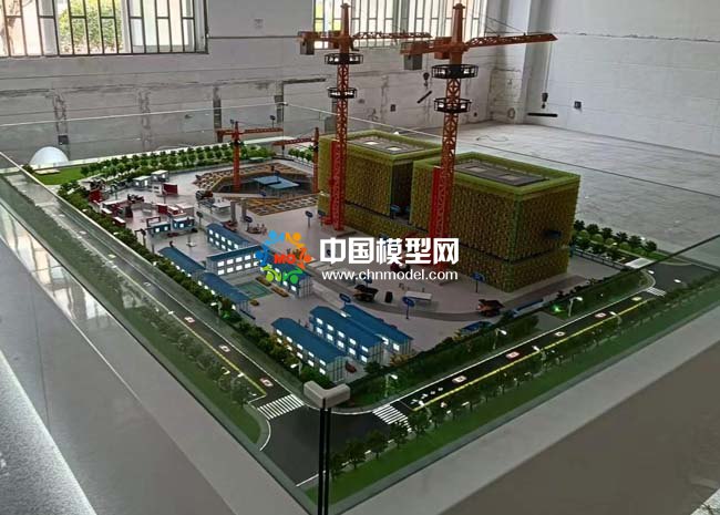 建筑工地視頻監控系統沙盤模型