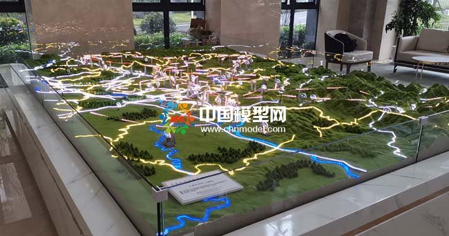 電網分布沙盤模型