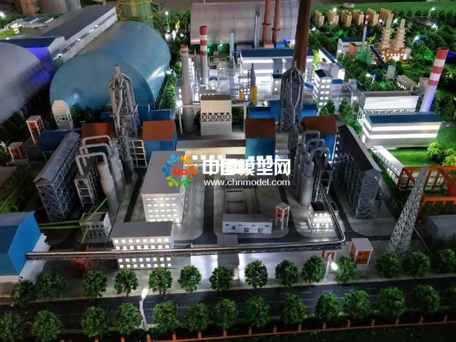 智慧化工廠沙盤模型