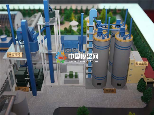 新型干法水泥生產(chǎn)線(xiàn)沙盤(pán)模型