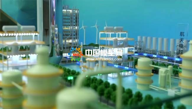 航天潔凈氫能源制備沙盤(pán)模型