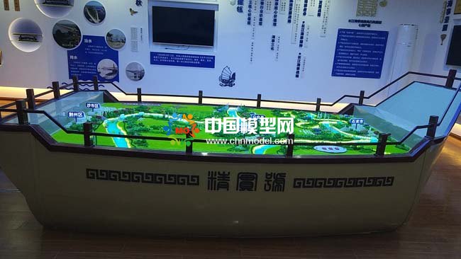 長(zhǎng)江海事沙盤(pán)模型