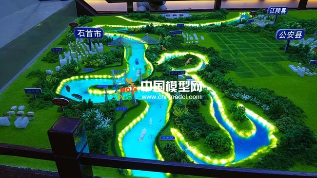 長(zhǎng)江海事沙盤(pán)模型