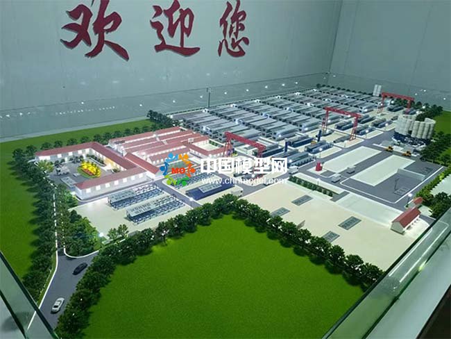 中鐵建制梁場沙盤模型