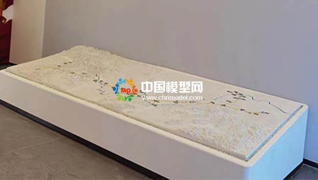 川氣東送管道工程沙盤(pán)模型