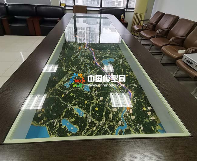 油氣管道工程沙盤模型