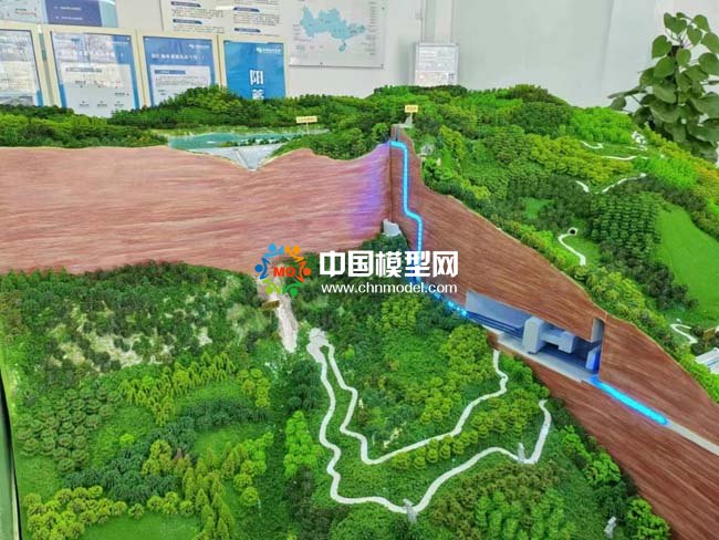 陽江抽水蓄能電站沙盤模型